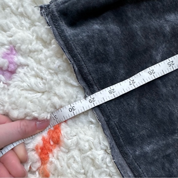 Free People | We The Free Washed Black Velvet Grunge Tshirt - Picture 8 of 10